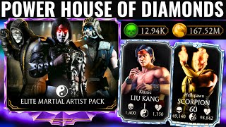 MK Mobile | Elite Martial Artist Pack! | Powerhouse of Diamond Characters