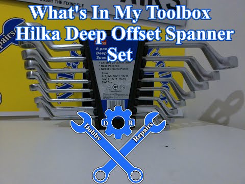 What's In My Toolbox -  Hilka Deep Offset Spanner Set