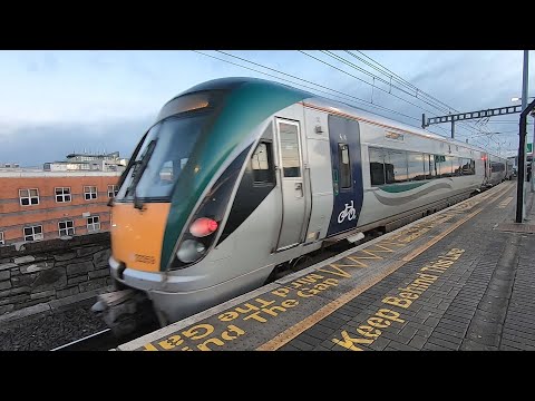 Irish Rail 22000 Class Intercity Train Departing Connolly Station, Dublin