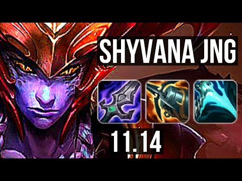 SHYVANA vs GRAVES (JUNGLE) | 16/2/6, 1000+ games, Legendary | NA Master | v11.14