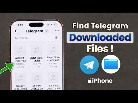 Telegram Downloaded File Not Showing on iPhone! How To Find Downloaded Files!