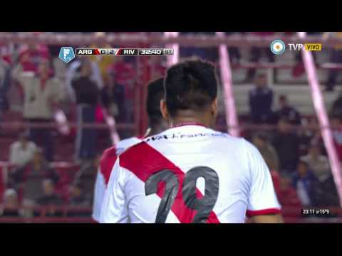 Gol de Teo Gutiérrez. Argentinos 0 - River 2 | Torneo Final 2014 - Fecha 18