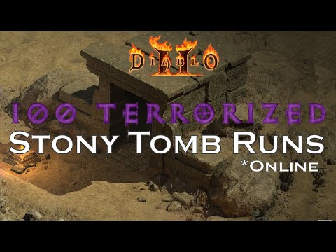 100 Terrorized Stony Tomb Runs -  168MF Fire Assassin - D2R
