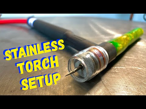 🔥How to set up a Tig Welding torch for STAINLESS STEEL!🔥