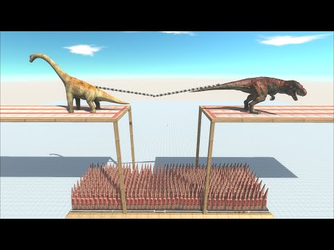 Dinosaurs Battle in Tug of war - Animal Revolt Battle Simulator