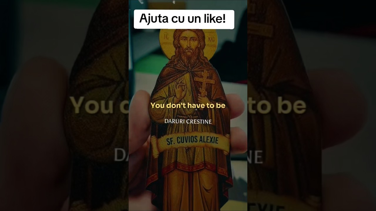 Thumbnail video Trofeu Personalizat Cu Sfantul Cuvios Alexie - Ziua numelui