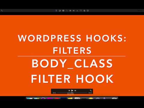 WordPress Hooks Filters body class Part 20 Example