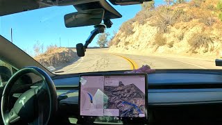 Tesla Full Self Driving on Mountain Roads
