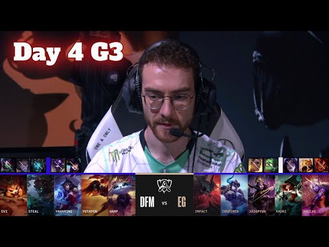 DFM vs EG | Day 4 LoL Worlds 2022 Play-Ins | DetonatioN FM vs Evil Geniuses