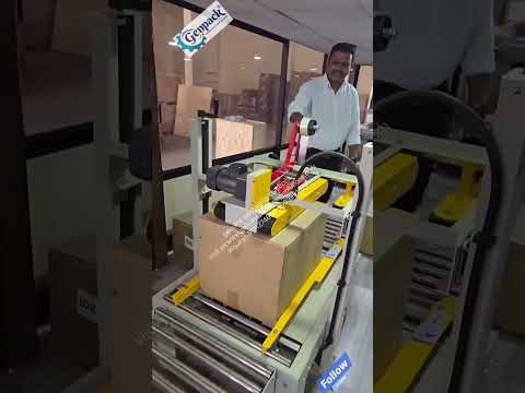 carton Taping machine / ☎️9111274666Carton sealer machine hacks to pack boxes faster