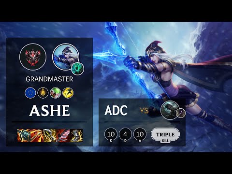 Ashe ADC vs Senna - EUW Grandmaster Patch 11.5