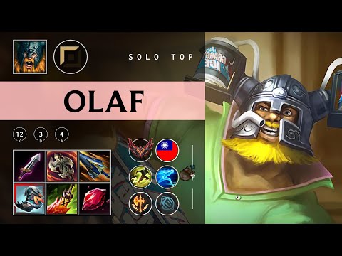 Olaf Top vs Shen - TW Grandmaster Patch 25.24