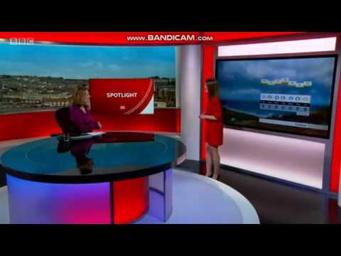 Alex Osbourne BBC One Spotlight weather afternoon time March 6th 2020 - 60 fps