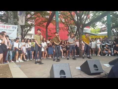 160730 브로맨스(VROMANCE) - 여.사.친(SHE) 홍대버스킹 공연