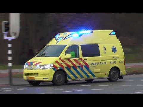 A1, Silverline Ambulance 02-142 Leeuwarden naar het MCL