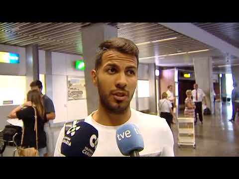 Jonathan Viera ya piensa en el partido ante el Celta de Vigo