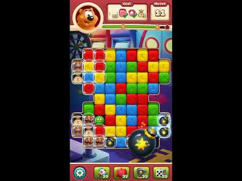 Toon Blast Level 6402 - NO BOOSTERS 🐻🐺🐱 | SKILLGAMING ✔️