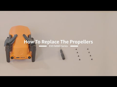 How to Replace EVO Nano Drone Propellers