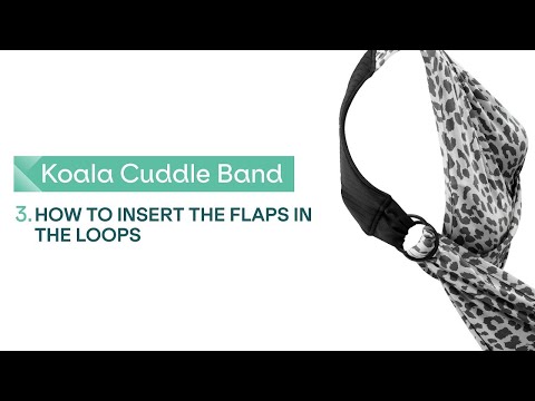 How to Use the Koala Cuddle Band 2 – Insert Flaps into Loops Tutorial | Koala Babycare Malaysia