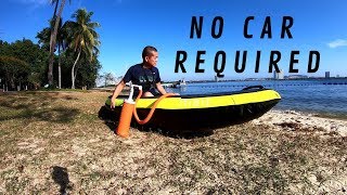 Kayak Fishing WITHOUT A CAR in Singapore? - a review