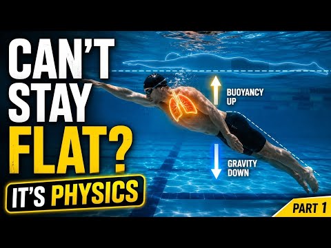 Why You Can't Stay Horizontal While Swimming (The Physics Nobody Explains)