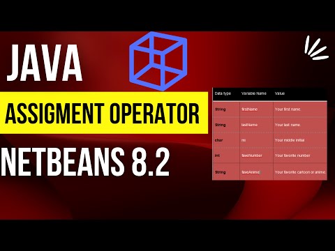 Computer Programming How To Create Assignment Operator Using Java Netbeans 8 2