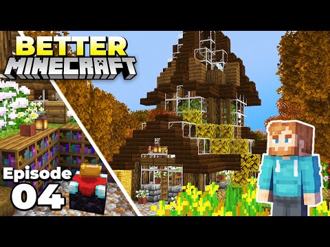 Better Minecraft : Enchanting Green House!! Ep 4 Minecraft Survival Let's Play