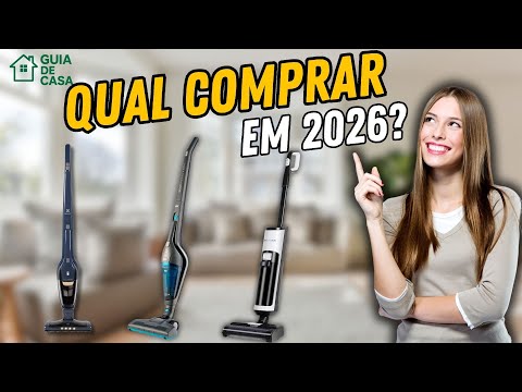 MELHORES ASPIRADORES DE PÓ SEM FIO em 2026 I Aspirador Portátil com Bom Custo Benefício!