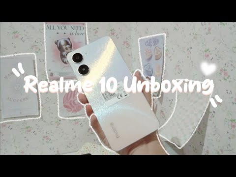 🌷unboxing my new phone | Realme 10 | aesthetic unboxing