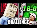 0-16 to 16-0 Rebuilding Challenge in Madden 21