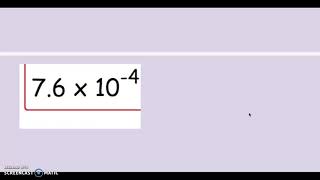 scientific notation quiz