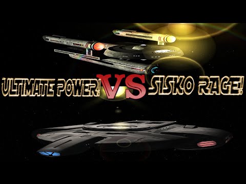 CRAZY SISKO! - TOS Oberth Class FH VS 35 NEW Defiant Class -BIG FLEET