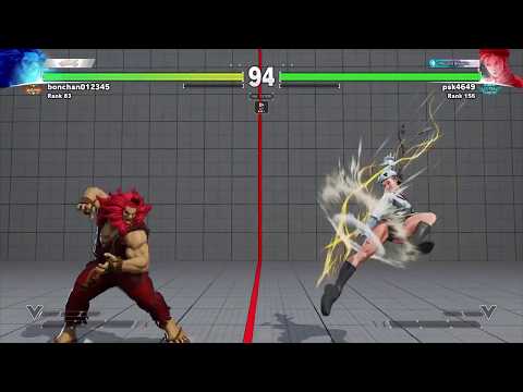 STREET FIGHTER V Bonchan (Akuma) vs psk4649 (Cammy)