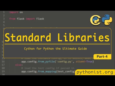 Standard Libraries In Python P4cython For Python Python Tutorials