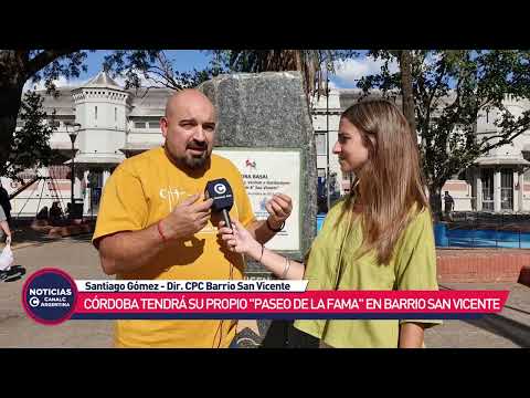 Córdoba tendrá su propio "Paseo de la Fama" en barrio San Vicente