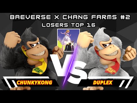ChunkyKong (Donkey Kong) Vs. Duplex (Donkey Kong) | BaeVerse X Chang Farms #2  | Losers T16 | SSBU