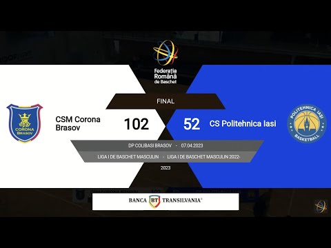 L1BM 2022-2023: CSM Corona Brașov - Politehnica Iași