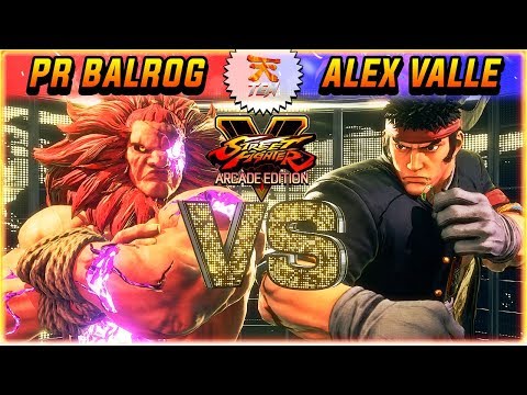 SFV AE ✪ ALEX VALLE (RYU) vs PR BALROG (AKUMA) | FT2 Sets ✪ SF5 TenSFV