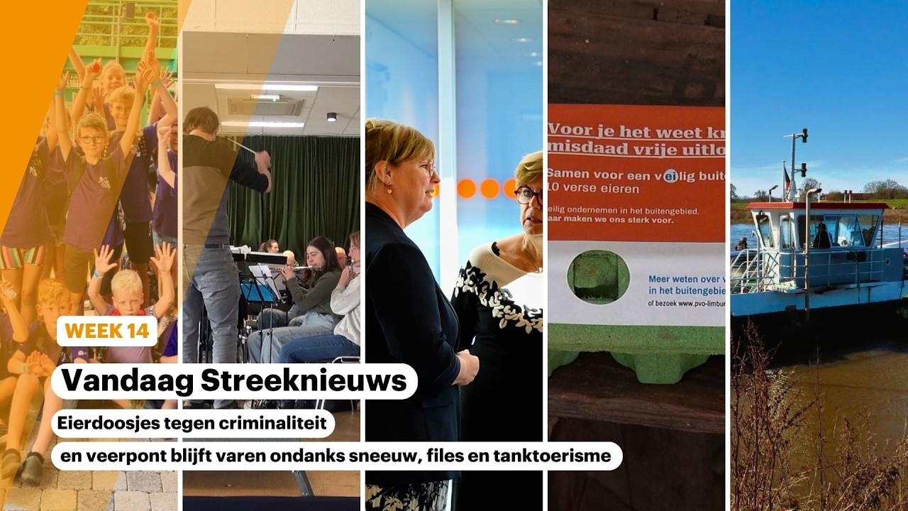 Vandaag Streeknieuws: Eierdoosjes tegen criminaliteit en veerpont blijft varen
