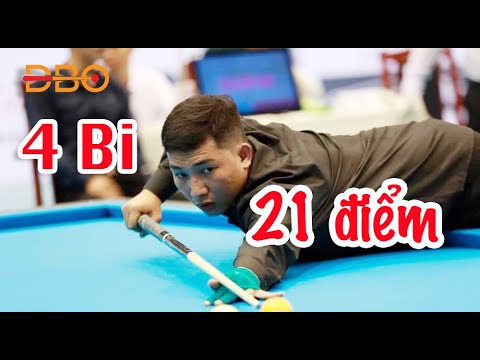 Billiards 당구 - Bida 4 Bi mà làm seri 21 AI CHƠI NỔI? Lê Vũ Trường - Lion Club