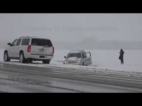 Great Bend, KS Snow Storm Winter Travel Headache 11/8/2018