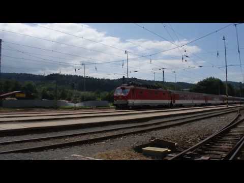 Vynucené zastavení Ex 127 Bečva s 350.007 | Vsetín