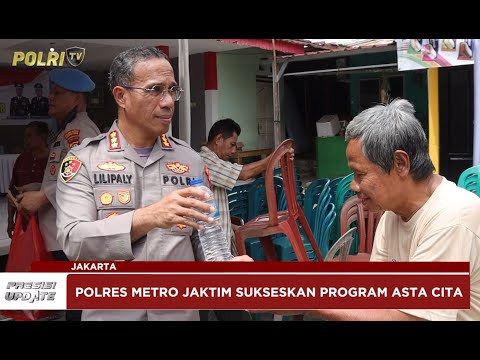 PRESISI UPDATE : POLRES METRO JAKTIM GELAR MAKAN BERGIZI GRATIS 01/02/2025 (20.00)