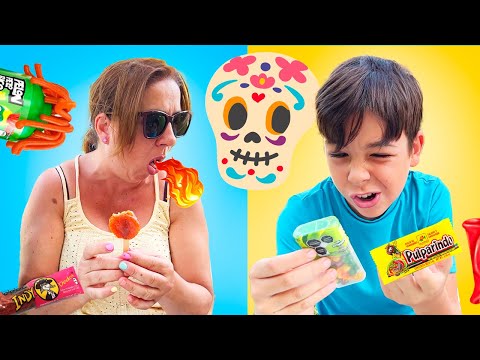 ESPAÑOLES reaccionan a DULCES MEXICANOS de KEVIN  Benedetti