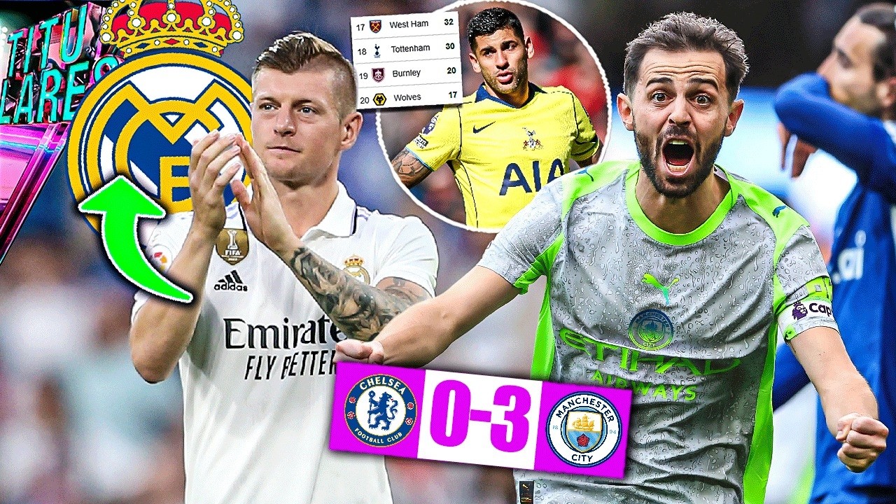 El Madrid busca regreso de Kroos | Golea el City y arde la Premier |Rompen al Cuti y Spurs se hunden