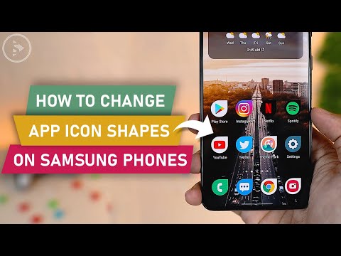 How to Change App Icon Shapes on Samsung Phones on the latest One UI 4.0 Based on Android 12