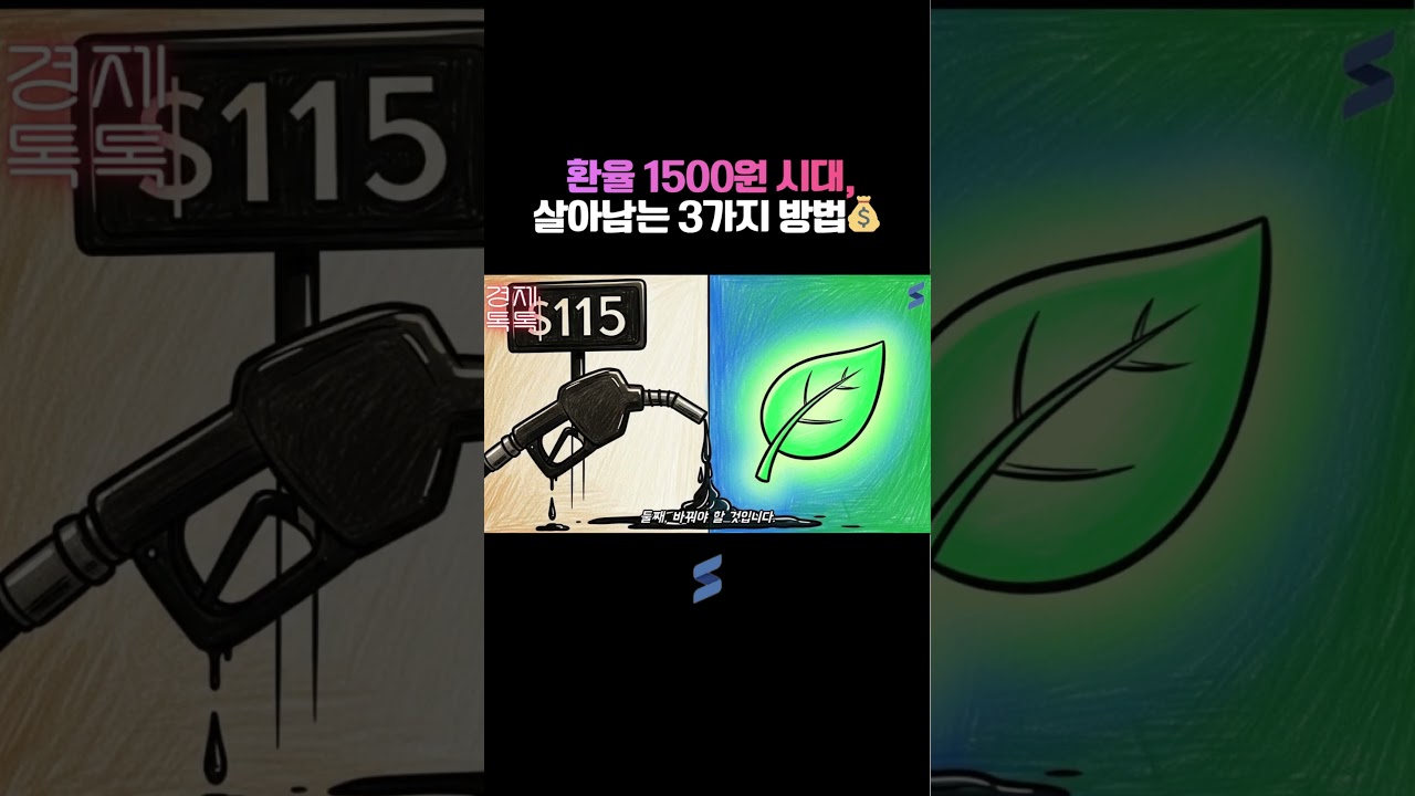 환율 1500원 시대, 살아남는 3가지 방법💰