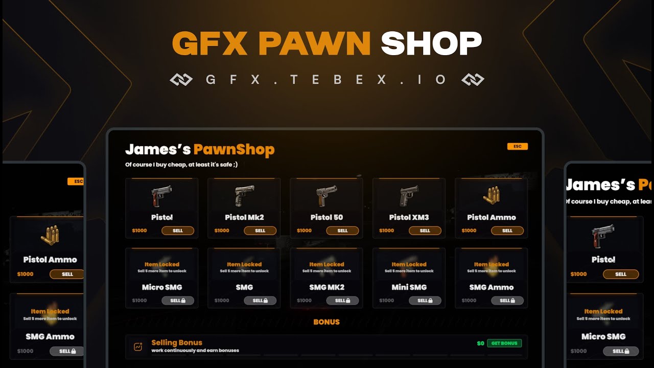 [PAID] GFX Advanced Pawnshop Script thumbnail 2