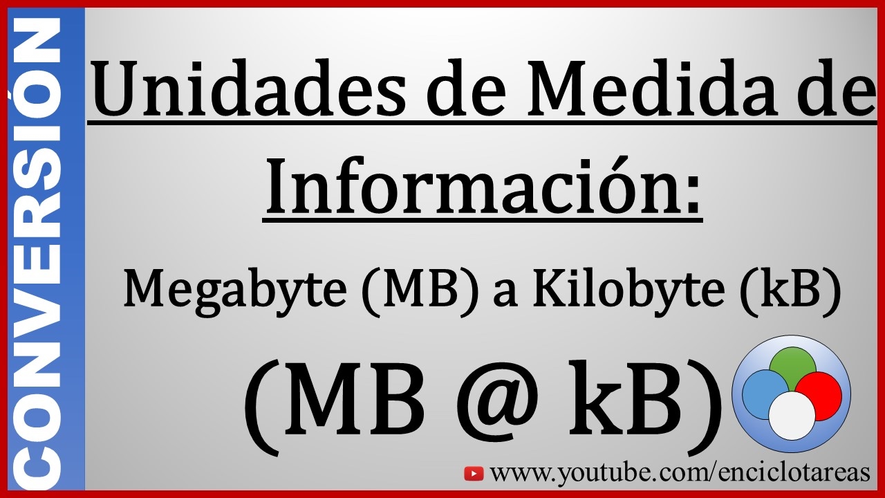 Convertir de Megabyte a Kilobyte (MB a kB)
