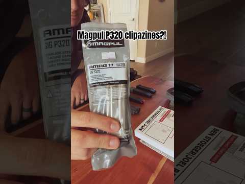 Magpul P320 AMAG 17 is here. Excited to see how these run. Almost 2 of these for 1 Sig mag.